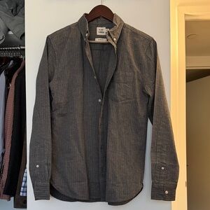 Flint Tinder Architect Oxford Button Up Shirt Medium SlimJacket